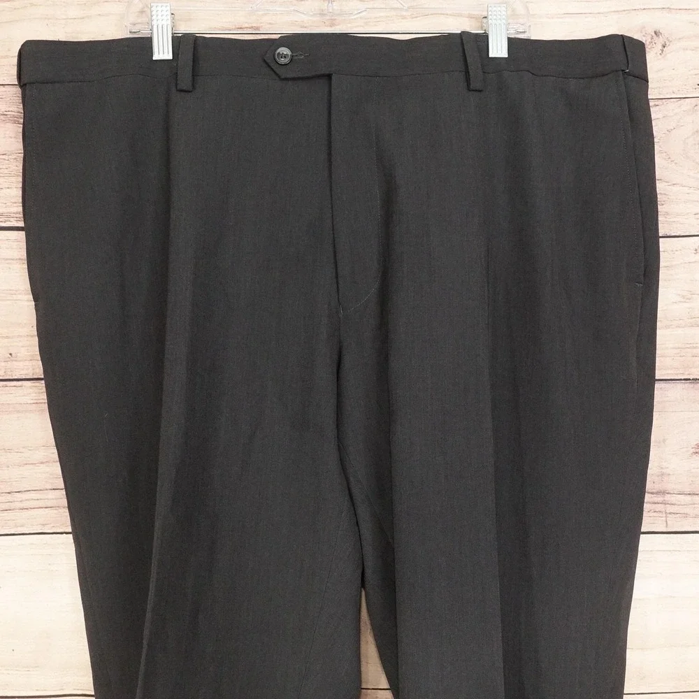 Oak Hill Pants Mens 44x30 Black Perfect Fit Big & Tall Stretch DXL